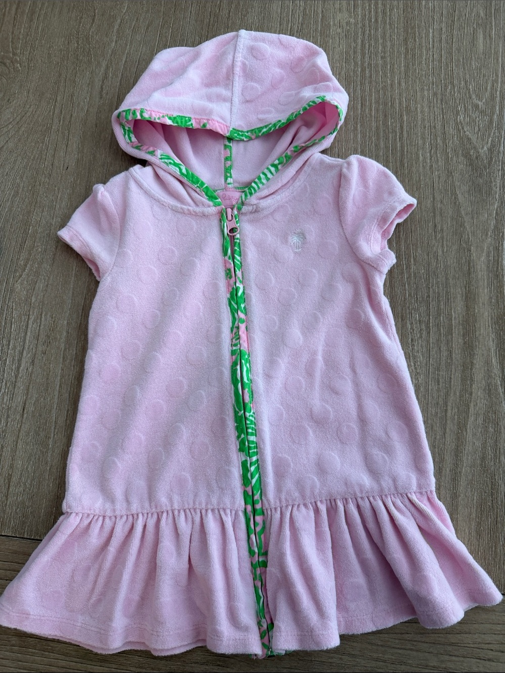 Lilly Pulitzer Toddler Pink and Green Swim Coverup